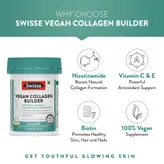 Swisse Beauty Vegan Collagen Builder, 30 Tablets, Pack of 1