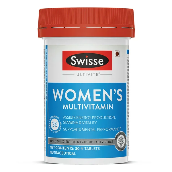 Swisse Ultivite Women's Multivitamin, 30 Tablet, Pack of 1