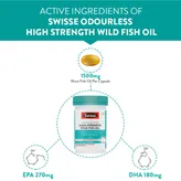 Swisse Ultiboost 1500 mg High Strength Wild Fish Oil, 40 Capsules, Pack of 1