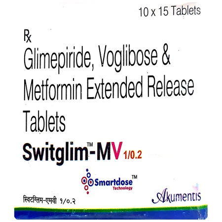 Switglim-MV 1 mg/0.2 mg Tablet 15's