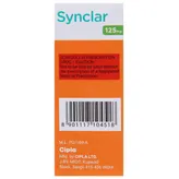 Synclar 125 mg Banana Flavour Dry Syrup 30 ml, Pack of 1 Syrup
