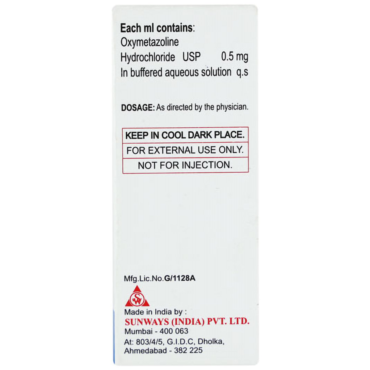 Synox Nasal Drops 10 ml, Pack of 1 Drops Synox Nasal Drops 10 ml, Pack of 1 Drops