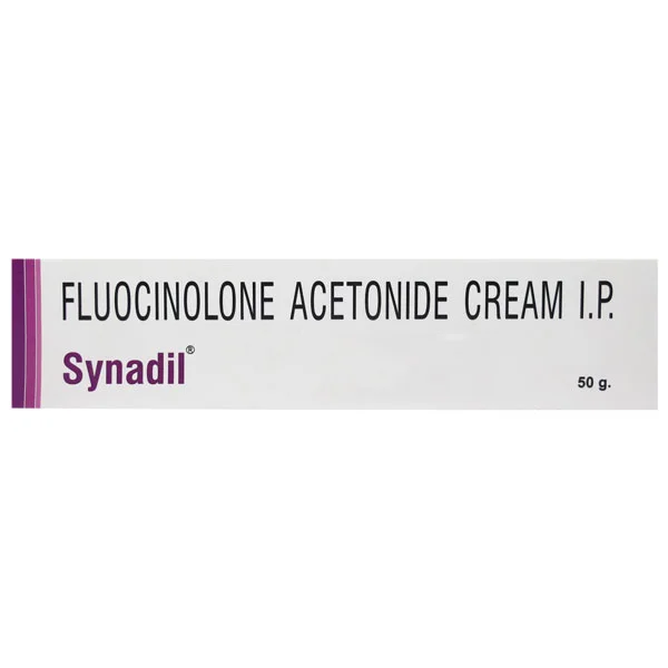 Synadil Cream 50 gm | Fluocinolone Acetonide | Relieves Inflammatory Manifestation Of Corticosteroid-Responsive Dermatoses