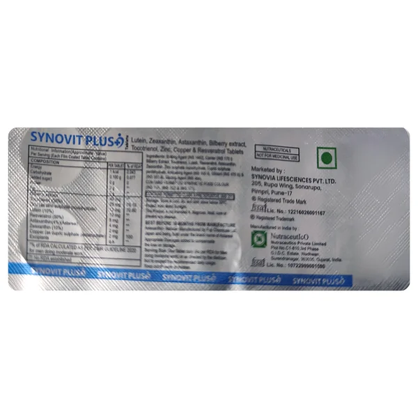 Synovit Plus Tablet 10's