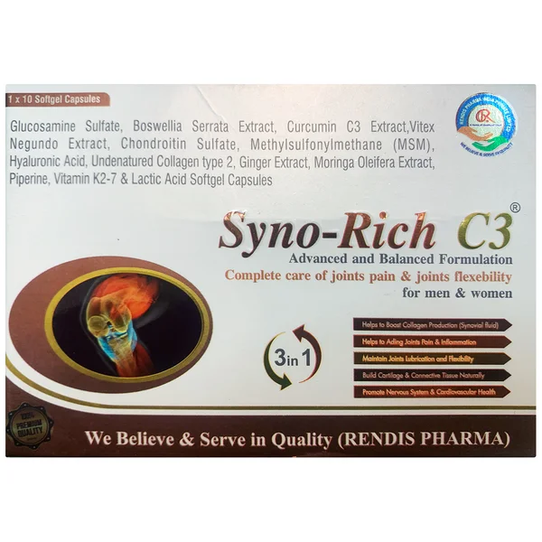 Syno-Rich C3 Softgel Capsule 10's