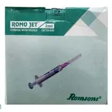 Romsons Syringes 2ml with Needle 1's, Pack of 1