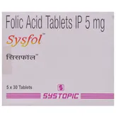 Sysfol 5mg Tablet 30's, Pack of 30 TABLETS