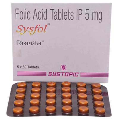 Sysfol 5mg Tablet 30's, Pack of 30 TABLETS