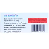 Sysron-N Tablet 10's, Pack of 10 TABLETS