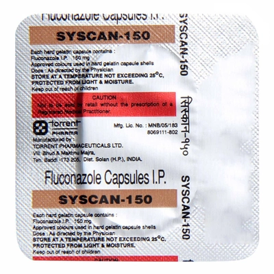 Syscan 150 Capsule 1's, Pack of 1 CAPSULE