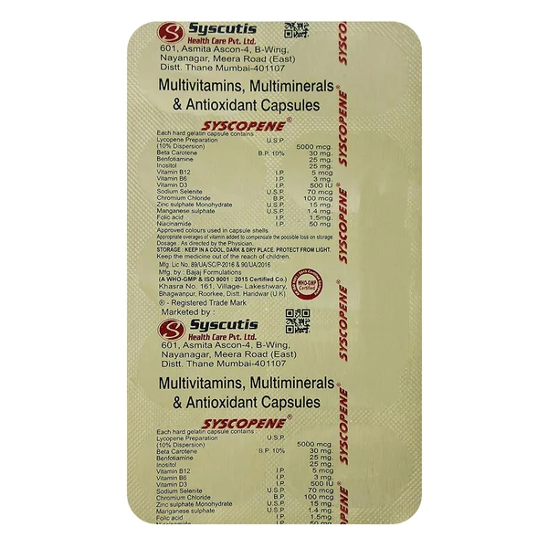 Syscopene Capsule 10's