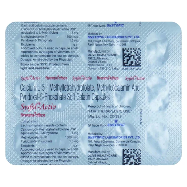 Sysfol Activ Capsule 15's