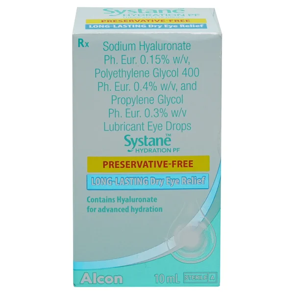 Systane Hydration PF Eye Drops 10 ml, Pack of 1 EYE DROPS