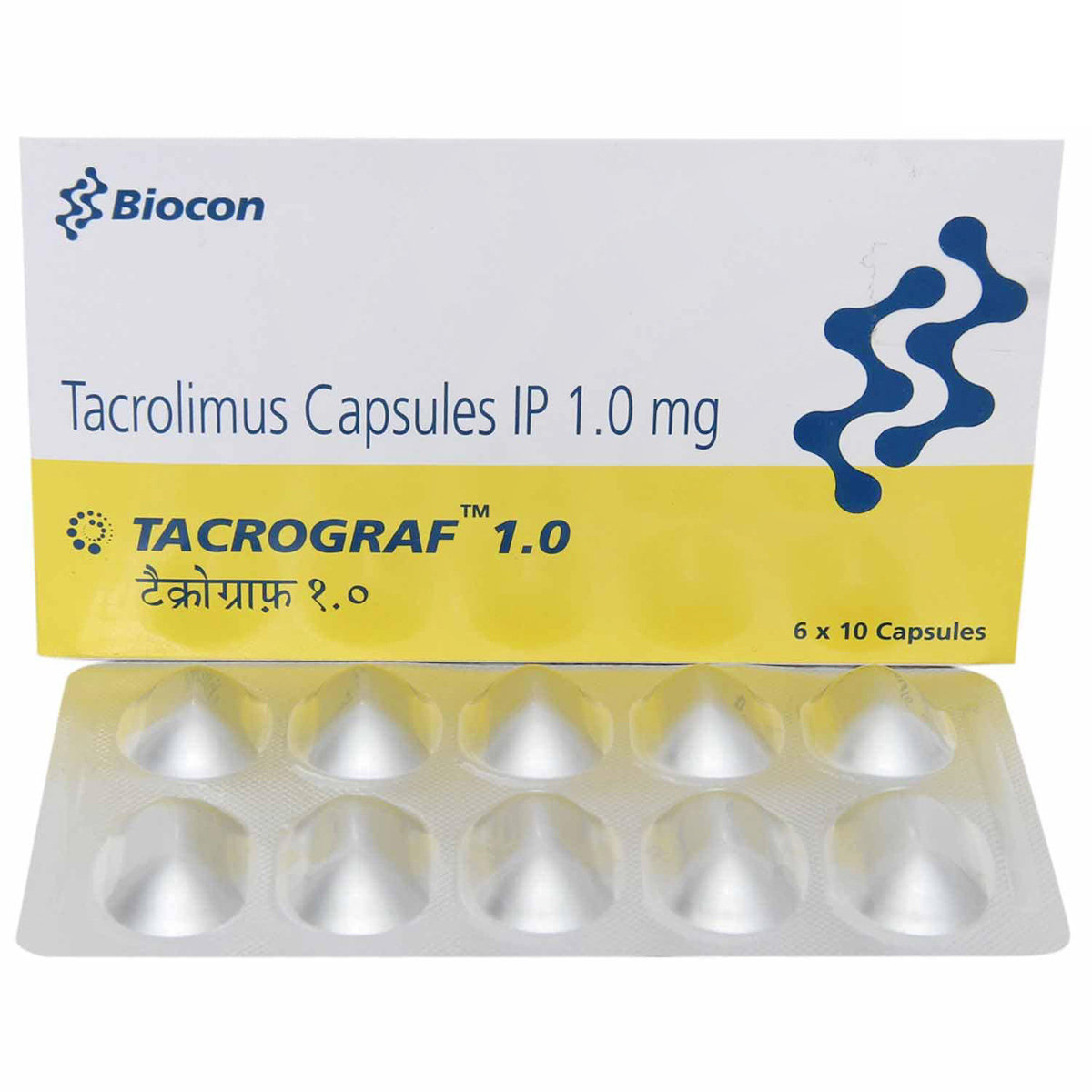 Tacrograf 1 Capsule 10's, Pack of 10 CAPSULES Tacrograf 1 Capsule 10's, Pack of 10 CAPSULES