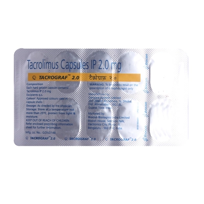 Tacrograf 2 Capsule 10's, Pack of 10 CapsuleS