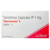 Tacroren 1 Capsule 10's, Pack of 10 CAPSULES