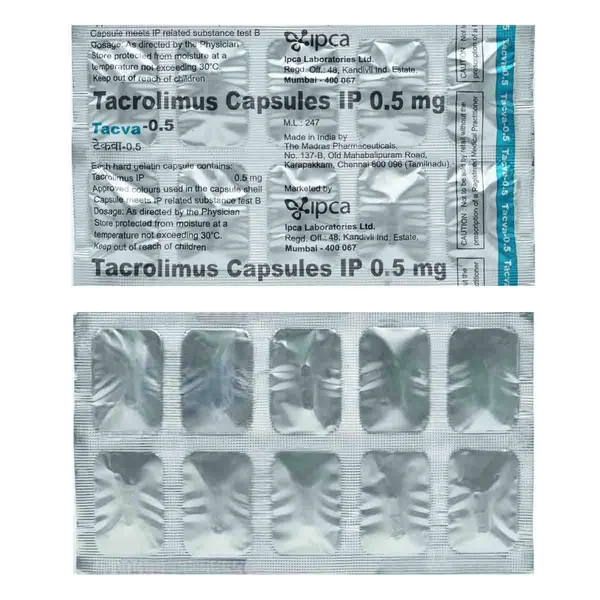 Tacva-0.5 Capsule 10's