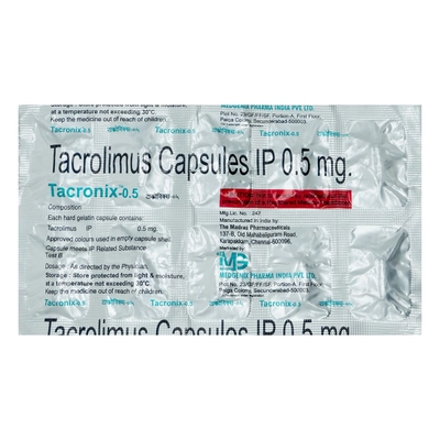 Tacronix-0.5 Tablet 10's, Pack of 10 TabletS