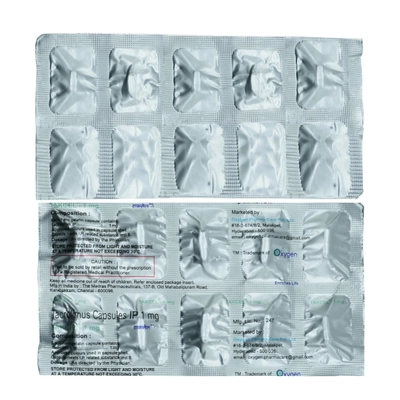 Tacronix-2 Capsule 10's, Pack of 10 CapsuleS