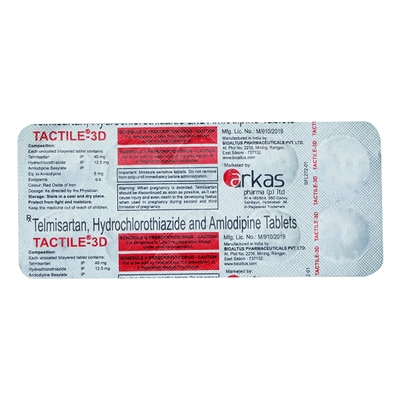 Tactile-3D Tablet 10's, Pack of 10 TABLETS