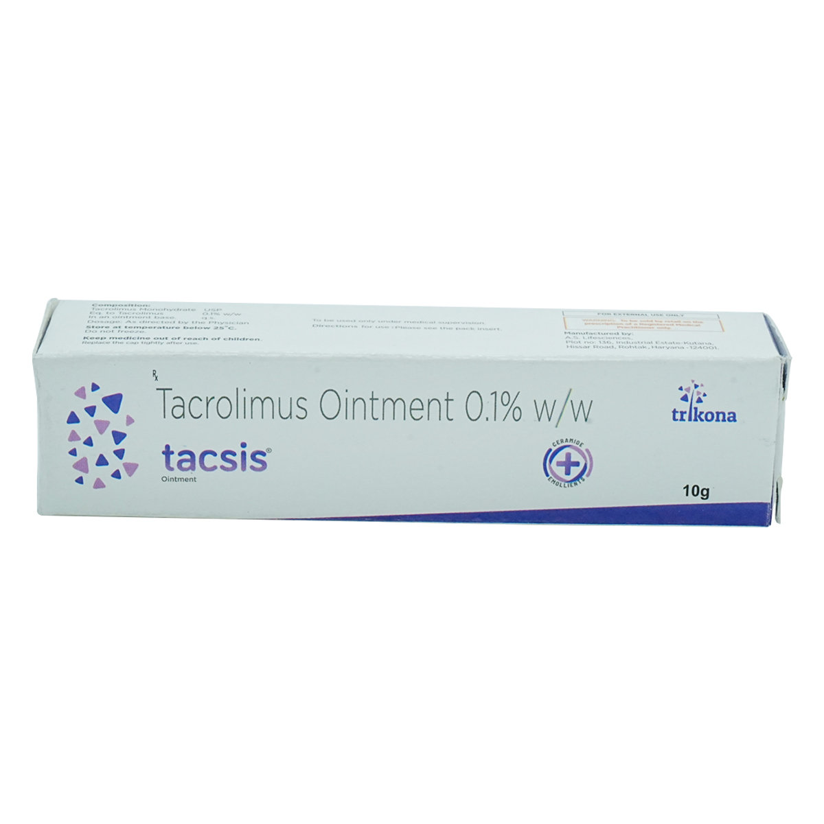 Tacsis Ointment 10 gm, Pack of 1 Ointment Tacsis Ointment 10 gm, Pack of 1 Ointment