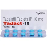 Tadact 10 Tablet 10's, Pack of 10 TABLETS