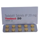 Tadact-20 Tablet 10's, Pack of 10 TABLETS