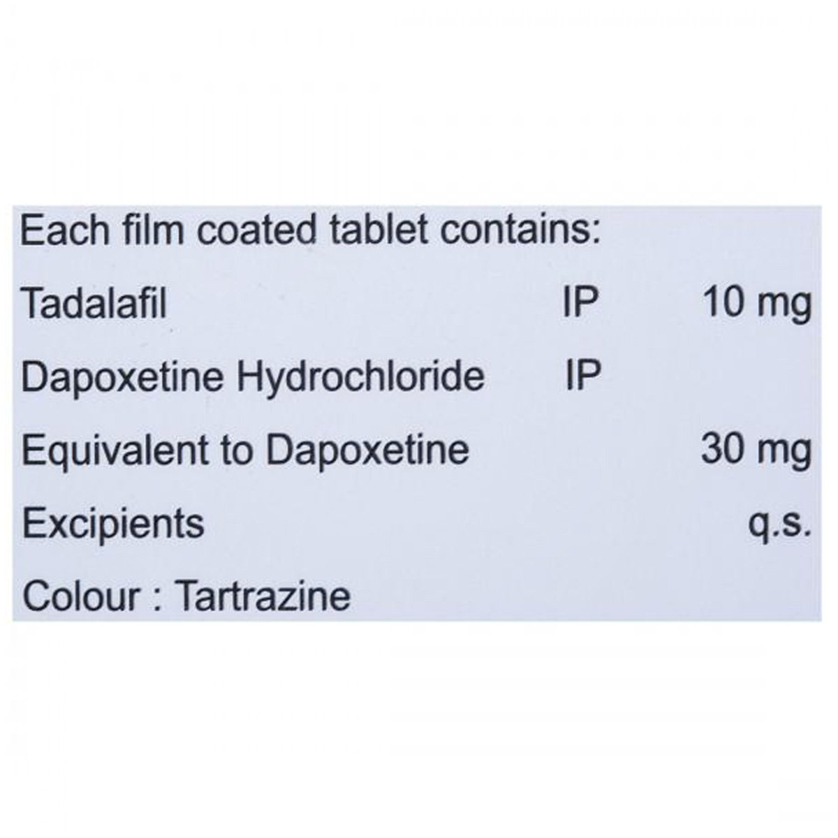 Tadafil-D Tablet 4's, Pack of 4 Tadafil-D Tablet 4's, Pack of 4