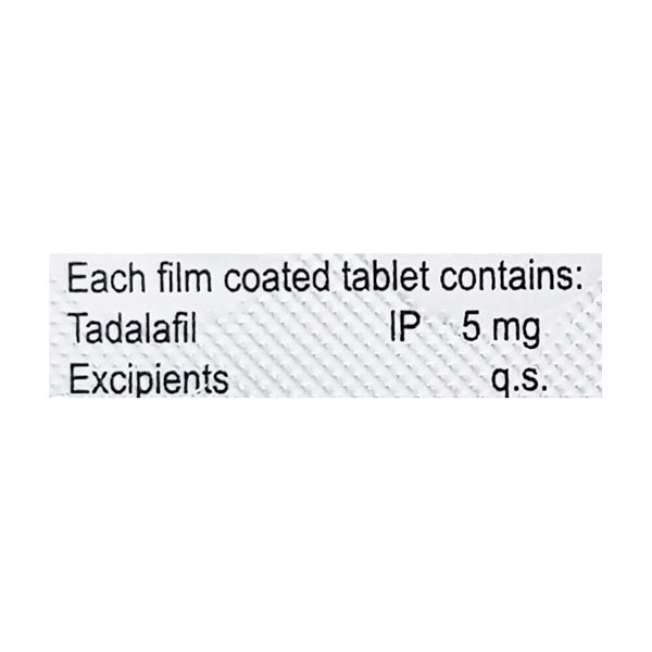 Tadasure 5 Tablet 10's, Pack of 10 TABLETS Tadasure 5 Tablet 10's, Pack of 10 TABLETS
