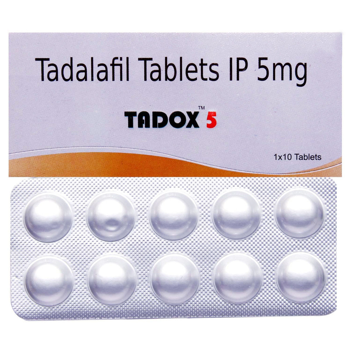 Tadox 5 Tablet 10's, Pack of 10 TABLETS Tadox 5 Tablet 10's, Pack of 10 TABLETS
