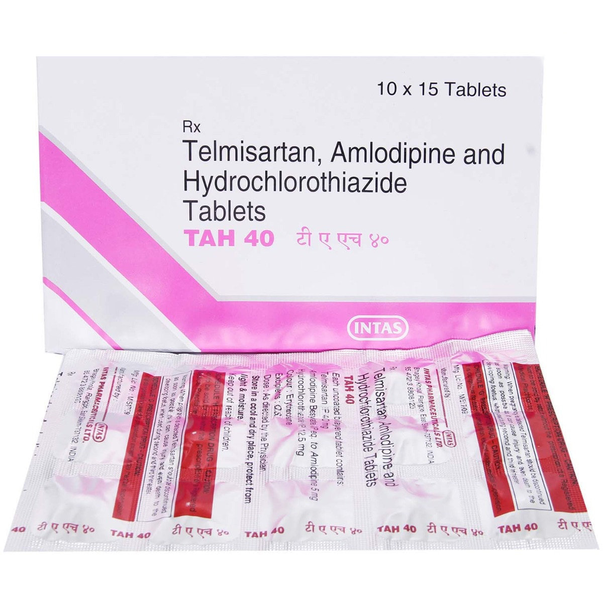 Tah 40 Tablet 15's, Pack of 15 Tah 40 Tablet 15's, Pack of 15