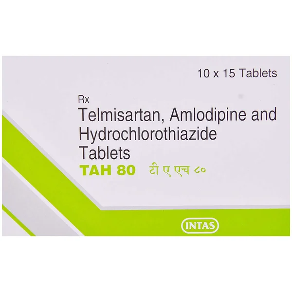 TAH 80 mg Tablet 15's, Pack of 15