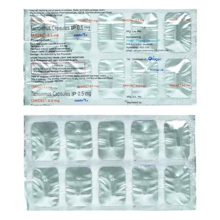 Takcel-0.5mg Capsule 10's