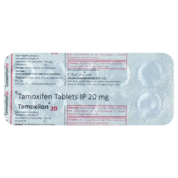 Tamoxilon 20 Tablet 10's, Pack of 10 TABLETS