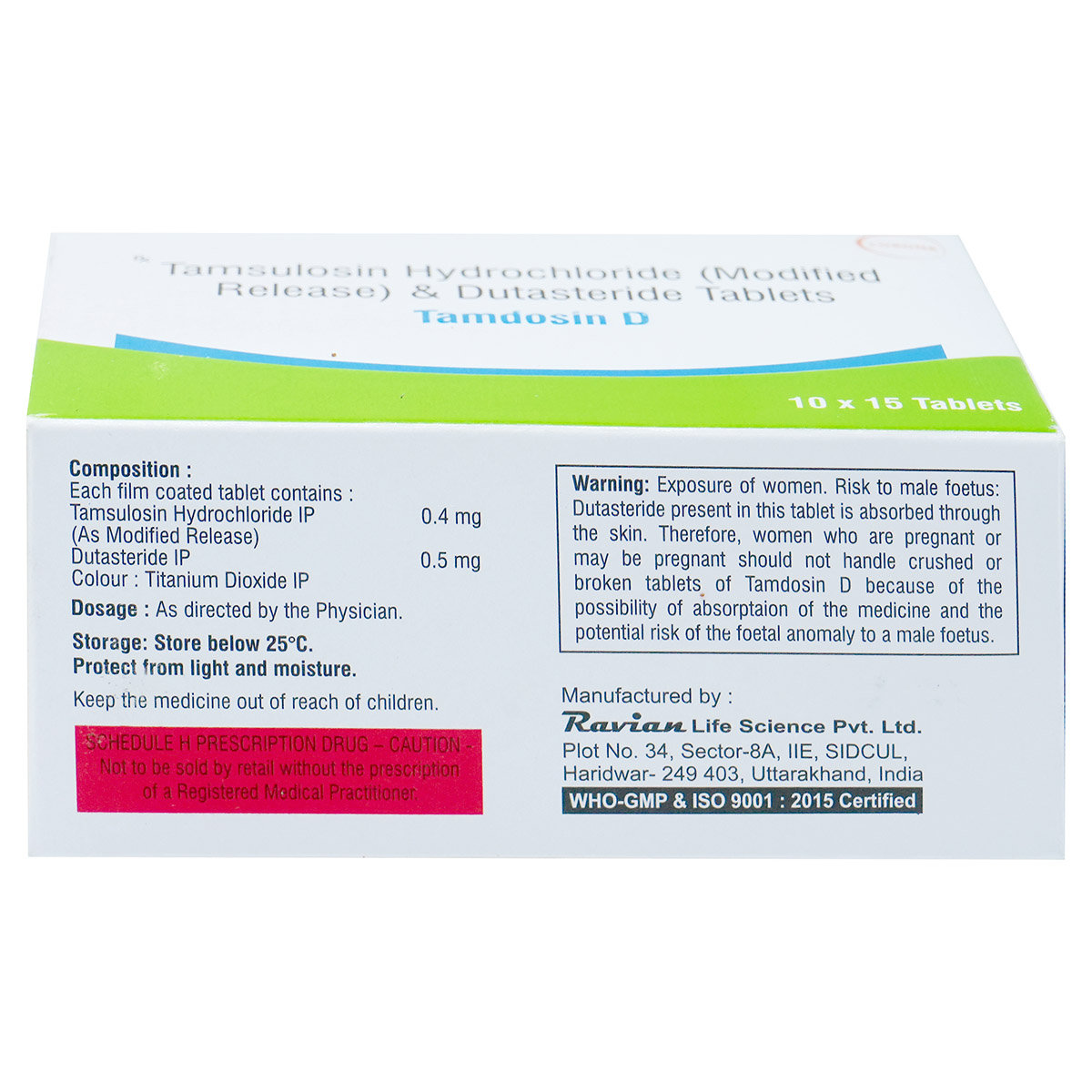 Tamdosin D Tablet 15's, Pack of 15 Tamdosin D Tablet 15's, Pack of 15