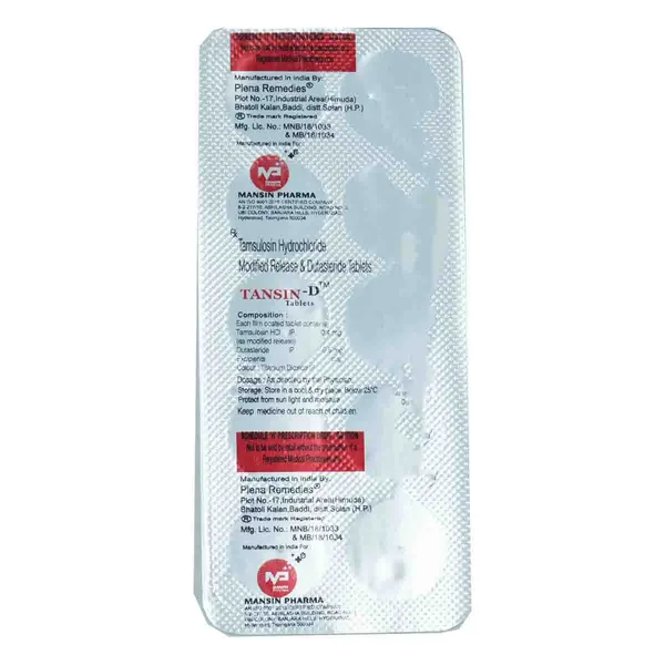 Tansin-D Tablet 10'S