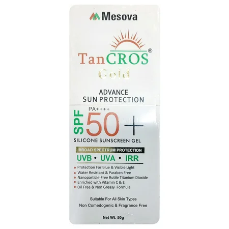 Tancros Gold SPF 50+ Sunscreen Gel 50 gm
