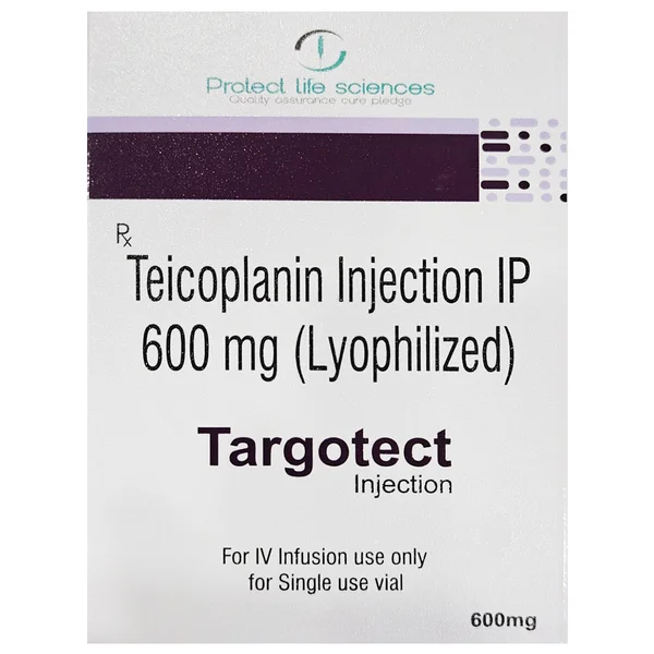 Targotect 600 mg Injection 1's