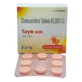 Tayo 60K Orange Tablet 8's, Pack of 8 TABLETS