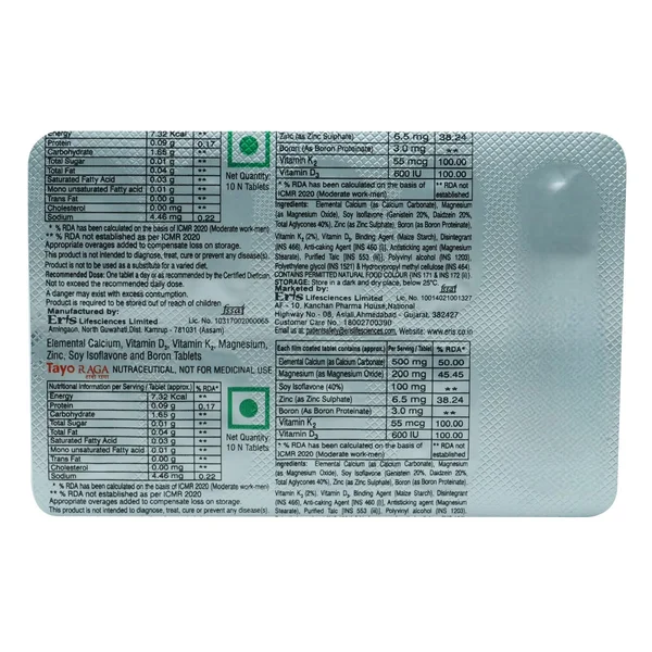 Tayo Raga Tablet 10's