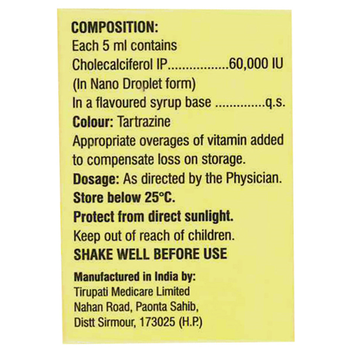 Tayo Shots Sugar Free Oral Solution 5 ml, Pack of 1 Tayo Shots Sugar Free Oral Solution 5 ml, Pack of 1