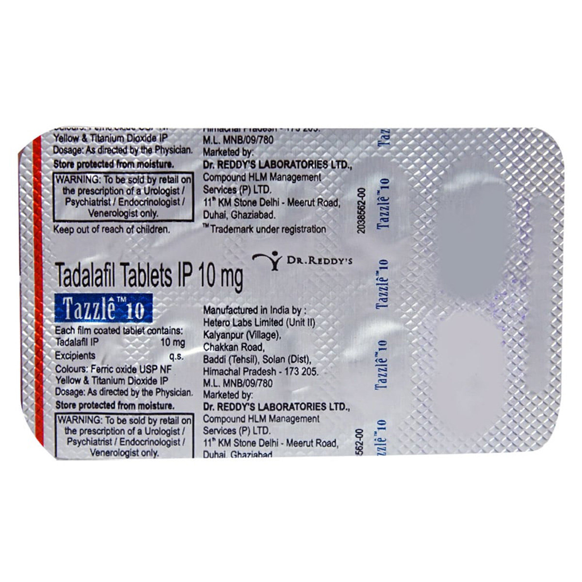 Tazzle 10 Tablet 10's, Pack of 10 TABLETS Tazzle 10 Tablet 10's, Pack of 10 TABLETS