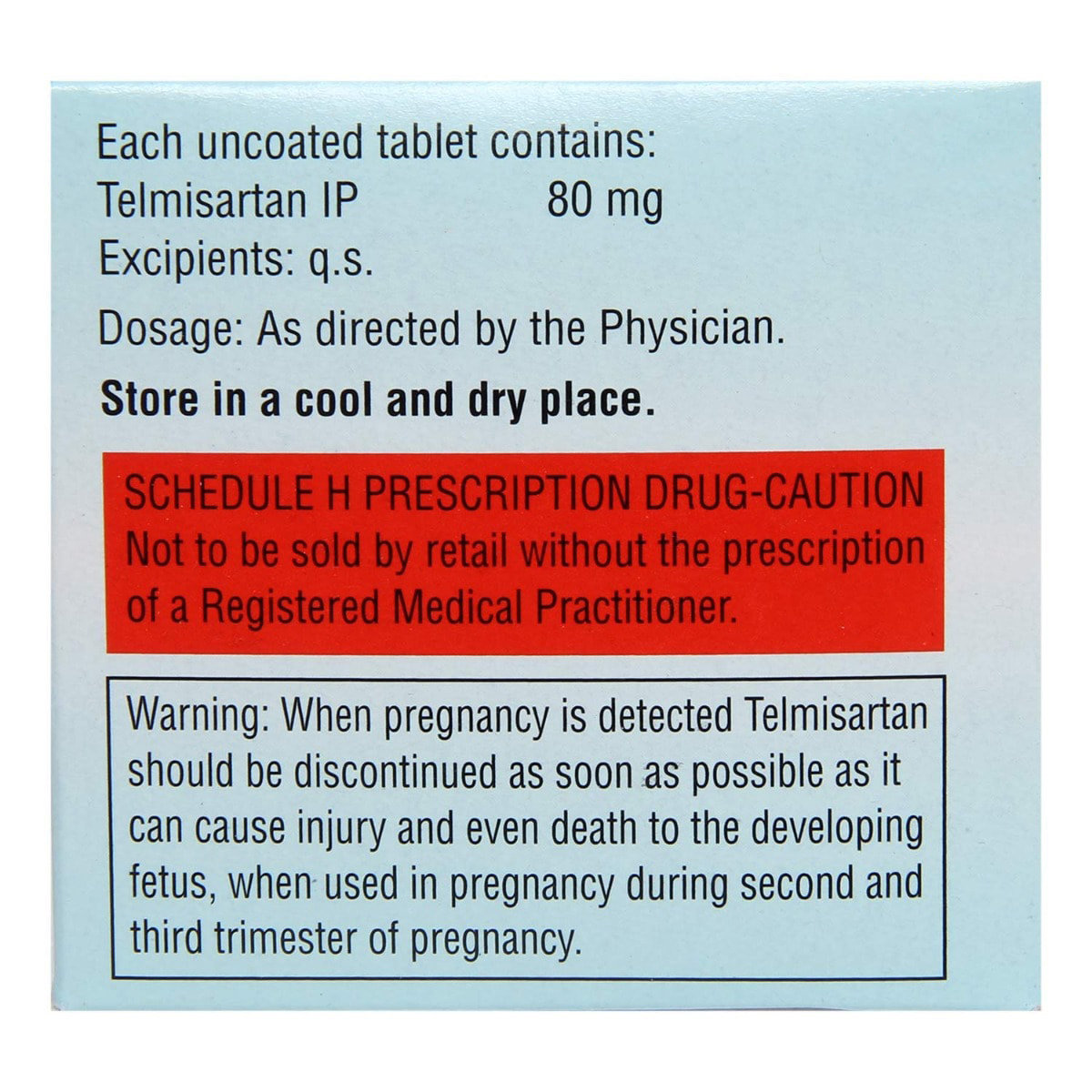 Tazloc-80 Tablet 10's, Pack of 10 TABLETS Tazloc-80 Tablet 10's, Pack of 10 TABLETS