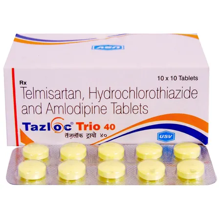 Tazloc Trio 40 Tablet 10's