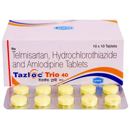 Tazloc Trio 40 Tablet 10's