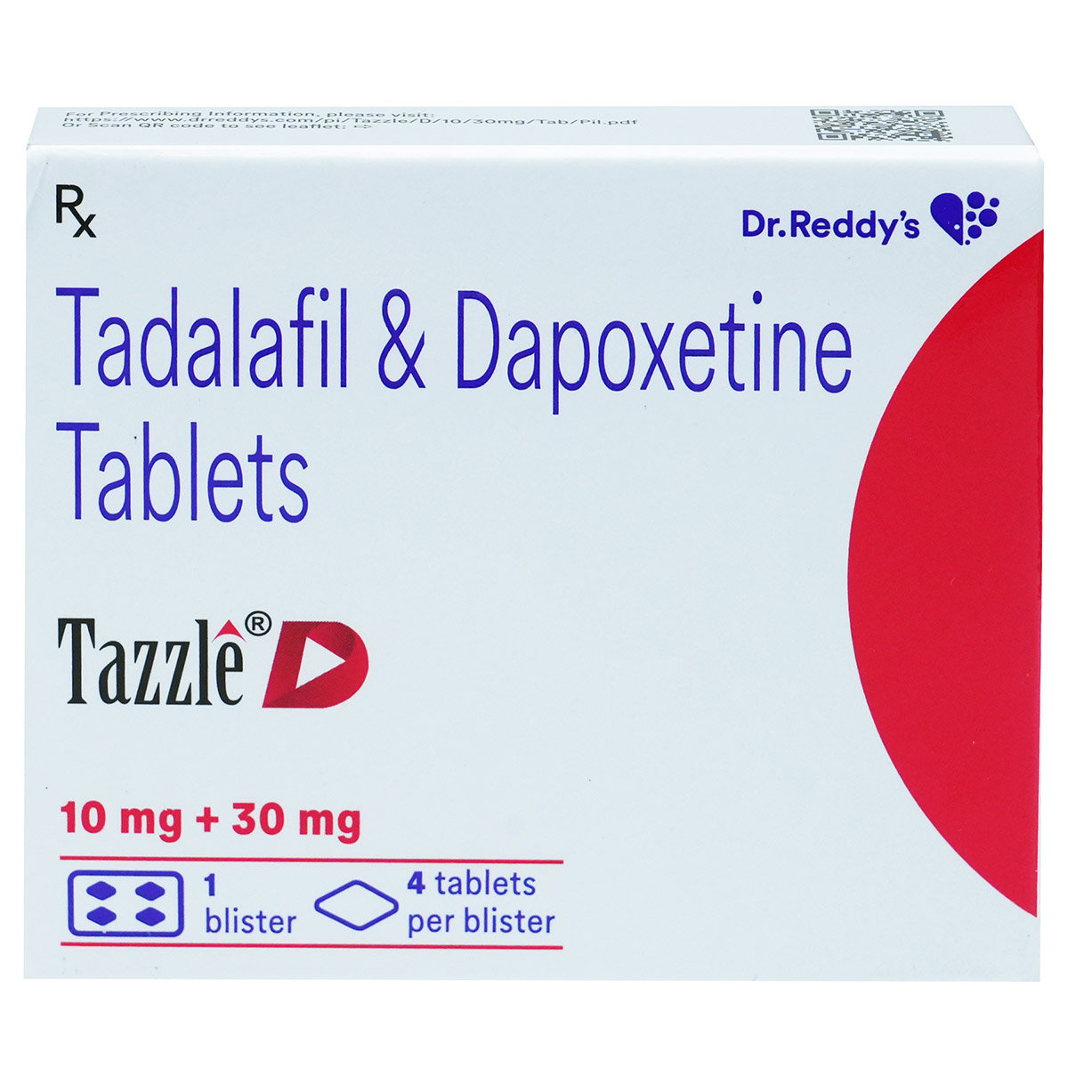 Tazzle D Tablet 4's, Pack of 4 Tazzle D Tablet 4's, Pack of 4