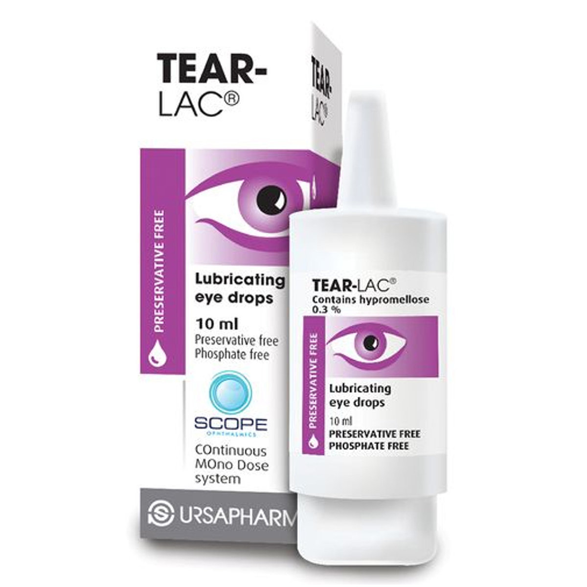 Buy Tear-Lac 0.3% Eye Drops 10Ml Online
