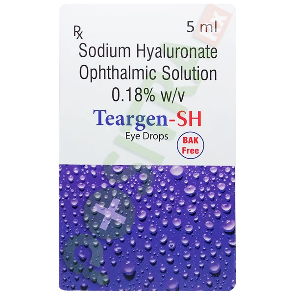 Teargen-SH 0.18% Eye Drops 5 ml, Pack of 1