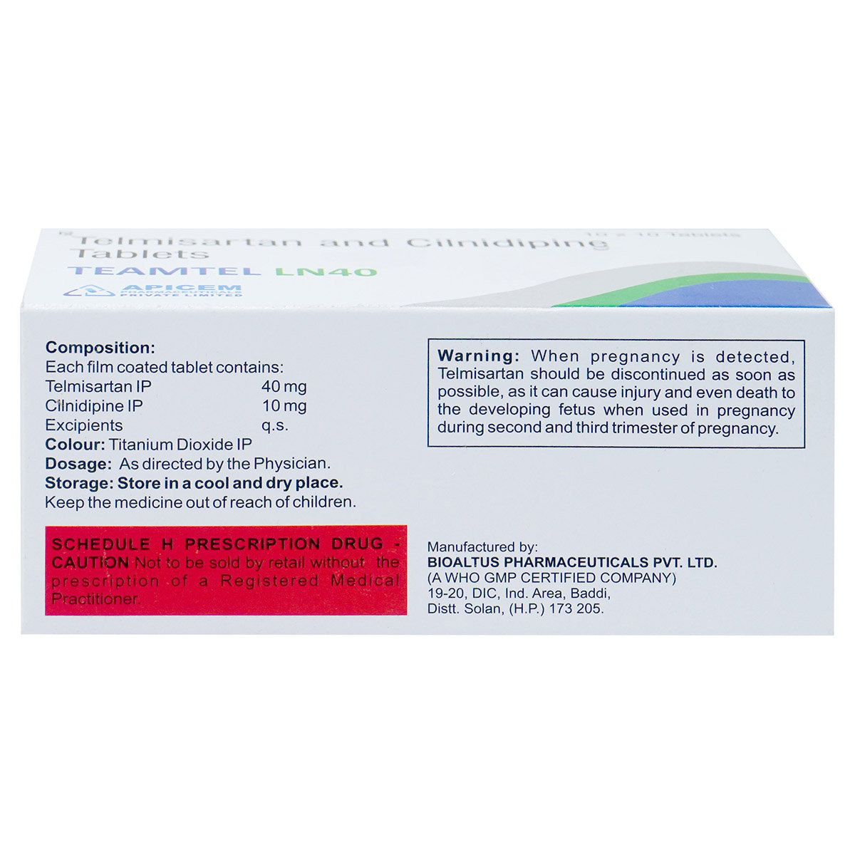 Teamtel LN 40 Tablet 10's, Pack of 10 TabletS Teamtel LN 40 Tablet 10's, Pack of 10 TabletS