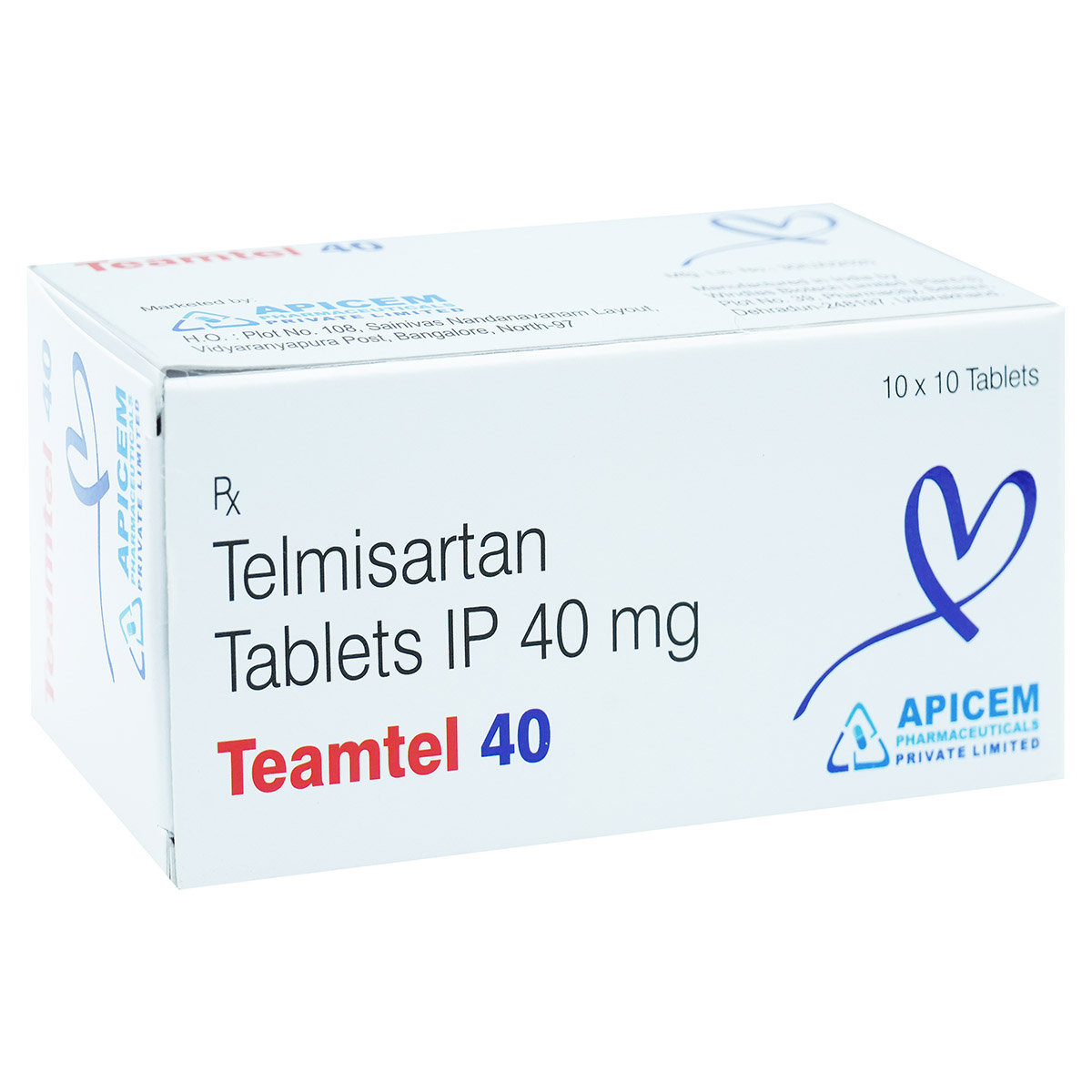 Teamtel 40 Tablet 10's, Pack of 10 TabletS Teamtel 40 Tablet 10's, Pack of 10 TabletS
